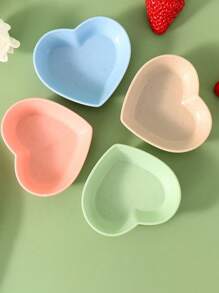 2 Món Hình Trái Tim Nước Sốt Món Ăn Mini Gia Vị Món Ăn Nhựa Gia Vị Món Ăn Sushi Tương Chấm Bát Ăn Nhẹ Phục Vụ Món Ăn - Nhiều màu - Xem 5