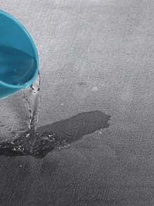 Plain Absorbent Floor Mat, Simple Grey Polyester Thick Inner Memory Foam Absorbent Bath Mat, For Bathroom - Grey - View 4