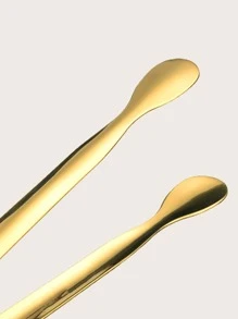 2入組冰夹不銹鋼小糖鉗子金屬圓頭餐飲夾子廚房服務鉗子酒吧酒具配件