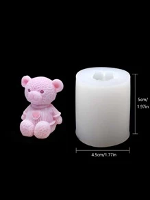 Bear Design DIY Silicone Mold - Clear - View 2