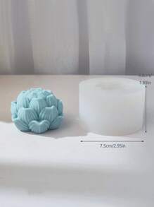 1入組蓮花設計DIY矽膠模具 - 白色 - 查看 2