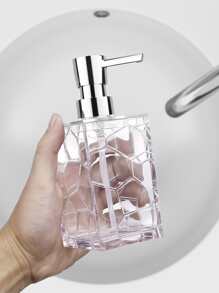1 件 320 毫升皂液器，透明塑料沐浴露瓶，适用于浴室返校