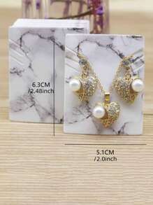 100pcs Floral Pattern Random Jewelry Display Card - Multicolor - View 5