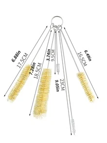 5入組草編清潔刷套裝 - 彩色 - 查看 2