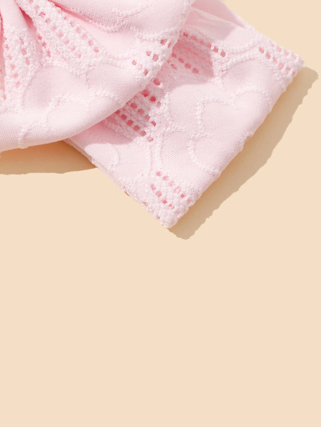 Bébé 3 pièces Bandeau Pour Cheveux Ajouré À Nœud Papillon - Multicolore - Voir 3