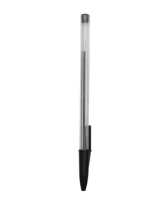 50pcs Solid Ballpoint Pen, Basic Portable Writing Pen For School - Black - View 3