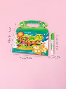 Libro De Dibujo Y Colorear Con Patrones De Animales De Dibujos Animados Lindos - Multicolor - Ver 3