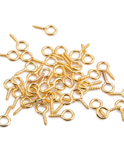 beadia 200pcs/set Eye Pin Thread Screws for DIY Jewelry Making