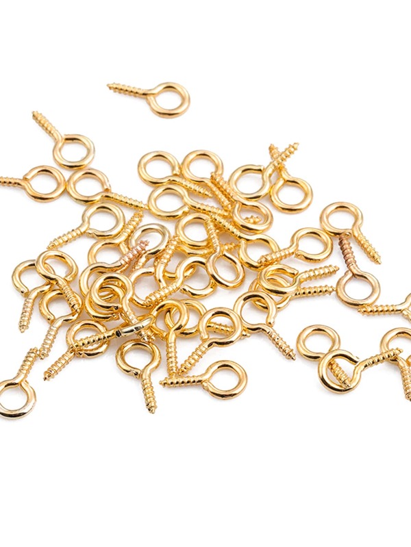 200pcs/set Eye Pin Thread Screws for DIY Jewelry Making