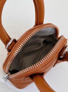 女孩貝殼包荔枝紋壓花極簡