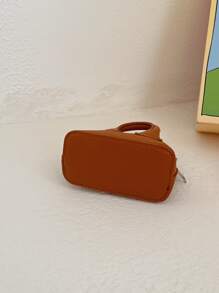 女孩貝殼包荔枝紋壓花極簡