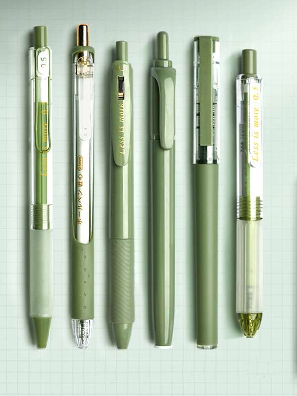 Yueyan Premium Simple Ballpoint Pen Set Of 6 SHEIN USA