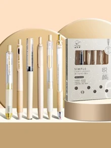 Yueyan Luxury Simple Ballpoint Pen - Pack Of 6 - Yellow - View 1