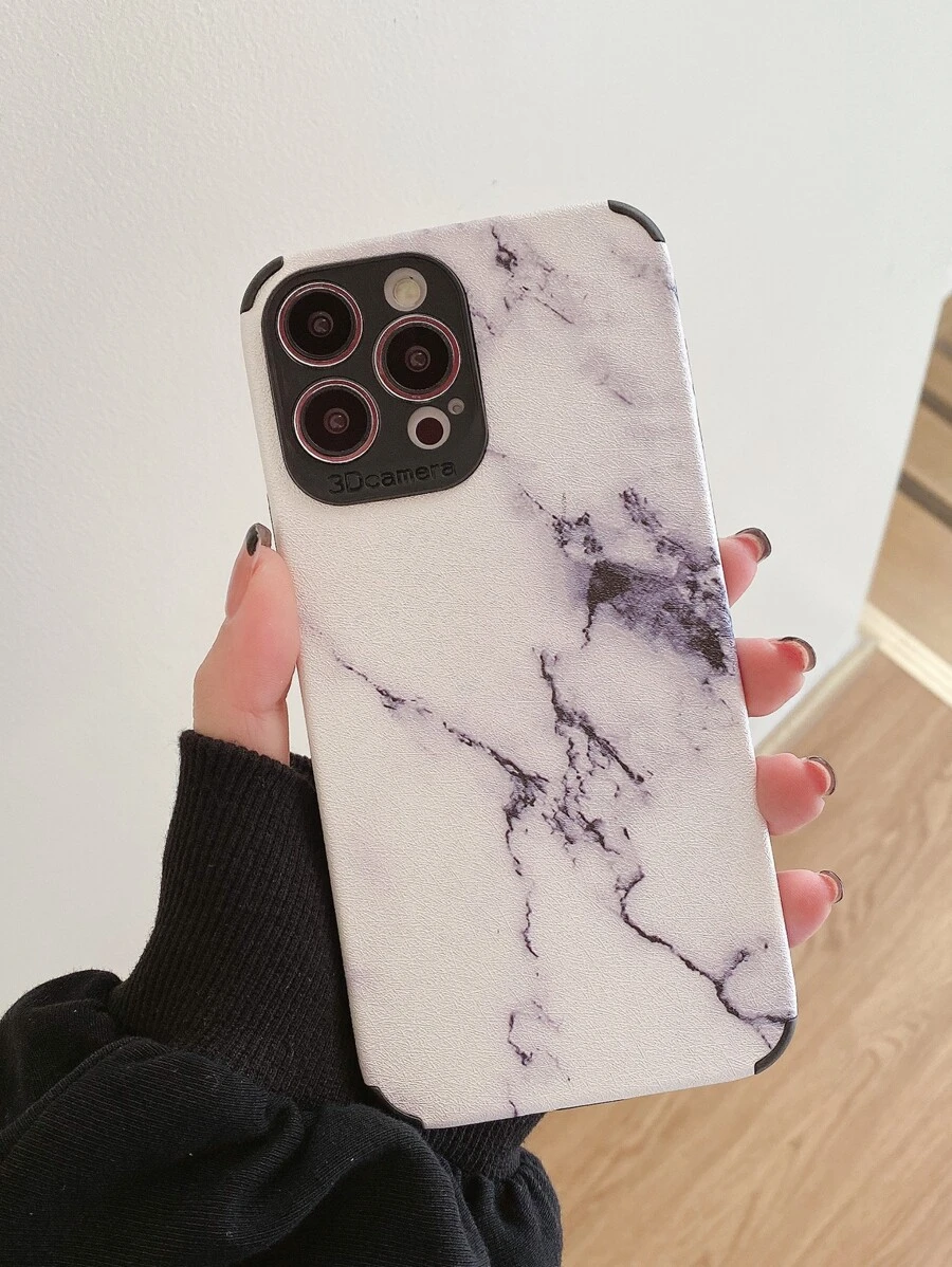 Marble Pattern Phone Case - Multicolor - View 1