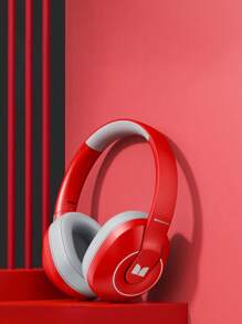 Tai nghe Bluetooth Monster XKH01 chống ồn, thời lượng pin cực dài, vừa vặn thoải mái khi chơi thể thao, chạy bộ, nghe nhạc, chơi game, tai nghe không dây có micrô - Đỏ - Xem 1