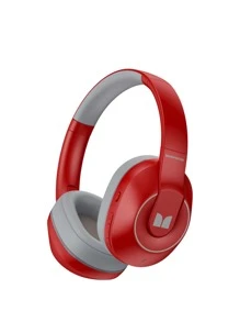 Tai nghe Bluetooth Monster XKH01 chống ồn, thời lượng pin cực dài, vừa vặn thoải mái khi chơi thể thao, chạy bộ, nghe nhạc, chơi game, tai nghe không dây có micrô - Đỏ - Xem 2