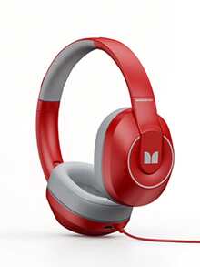 Tai nghe Bluetooth Monster XKH01 chống ồn, thời lượng pin cực dài, vừa vặn thoải mái khi chơi thể thao, chạy bộ, nghe nhạc, chơi game, tai nghe không dây có micrô - Đỏ - Xem 7