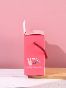 10入組/套紙質禮品包裝盒卡通圖形派對禮品盒