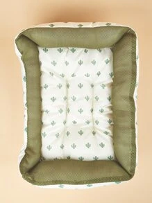 1 PC Xương Rồng In Thùng Thú Cưng Thảm Cho Chó Và Mèo Ngủ - Nhiều màu - Xem 3