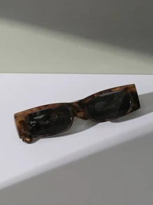 1pc Unisex Fashionable Geometric Fashion Glasses - Multicolor - View 4