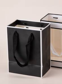 2pcs Paper Gift Bag - Black and White - View 3