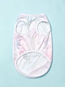 PETSIN 1入組獨角獸印花寵物背心適用於貓和狗狗適合夏天 - 彩色 - 查看 6