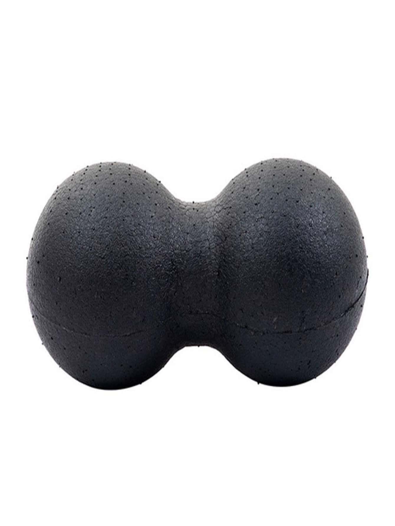 1pc PE Black Soft Ab Roller - Black - View 1