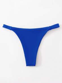 Swim Basics Women Bikini Bottoms Plain - Royal Blue - View 2