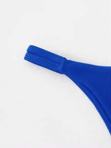 Swim Basics Women Bikini Bottoms Plain - Royal Blue - View 3