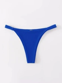 Swim Basics Women Bikini Bottoms Plain - Royal Blue - View 4