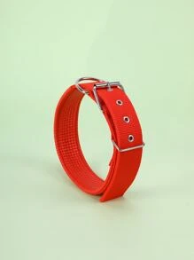 1pc Adjustable Pet Collar - Red - View 2