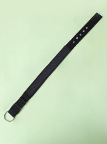 1入組可調節寵物項圈 - 黑色 - 查看 3