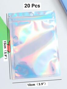 20入組/套塑膠首飾類收納現代透明首飾袋套裝