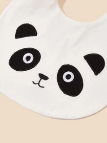 SHEIN 3入組男嬰隨機動物刺繡圍兜 - 彩色 - 查看 4