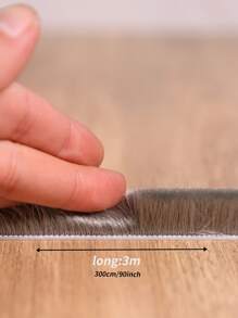 3米/卷防尘隔音防风密封条自粘密封条门窗胶带密封条隔音防风防尘密封条 - 灰色 - 查看 4