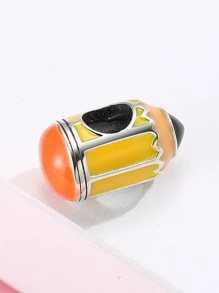 1pc Fashionable Pencil Design Silver DIY Bead For Women For DIY Jewelry Making - Silver - View 3