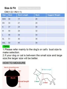 PETSIN 1入組獨立日星星印花寵物背心適用於貓和狗狗適合夏天 - 彩色 - 查看 4