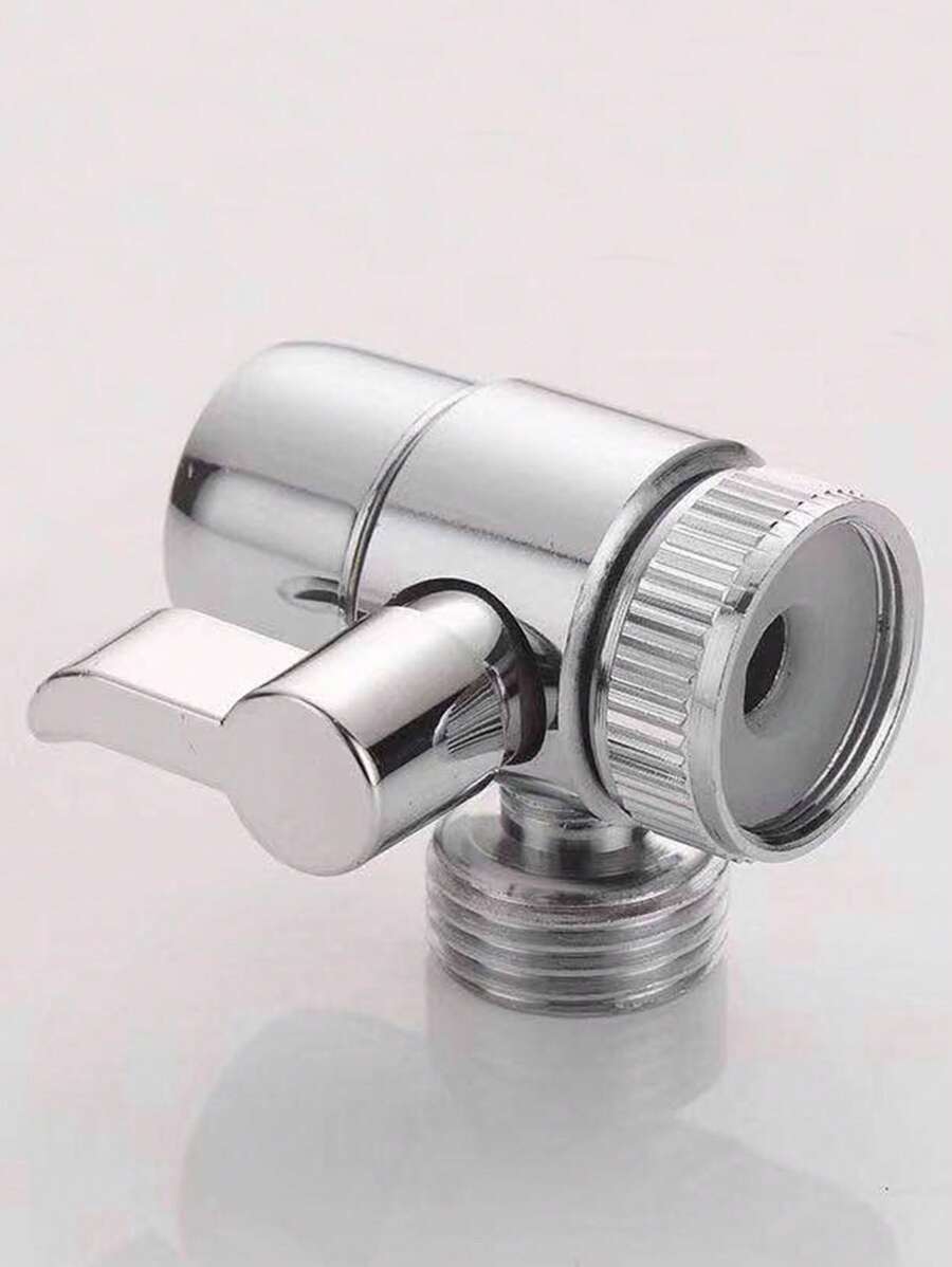1pc Faucet External Diverter - Silver - View 1