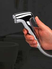 3pcs Shower Head & Pipe & Support Set - Silver - View 3