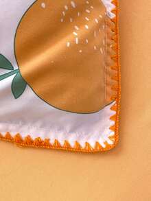 4pcs/set Fruit Pattern Duvet Cover Set (1pc Comforter Cover, 2pcs Pillowcase, 1pc Flat Sheet), Modern Polyester Bedding Set For Home - Multicolor - View 10