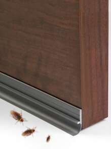 1入組塑膠車門密封條,簡約風門接縫條 - 白色 - 查看 2