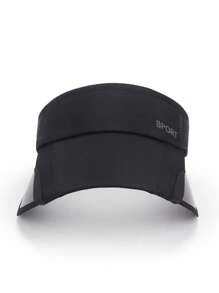 Mũ che nắng họa tiết chữ cái - màu đen - Xem 2