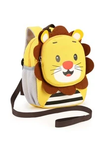 Niños Mochila clásica con estampado de dibujos animados para escuela - Multicolor - Ver 1