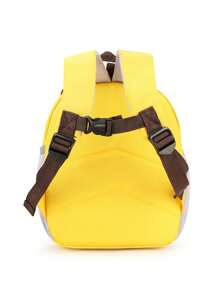 Niños Mochila clásica con estampado de dibujos animados para escuela - Multicolor - Ver 5