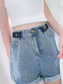 1 Thắt lưng đàn hồi thông thường tối giản cho nữ, để trang trí - màu đen - Xem 2