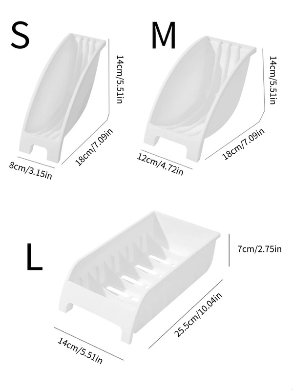 1pc Dish Storage Rack, Kitchen Dish Drain Rack, Plate Storage And