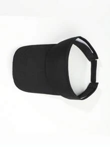 1pc Unisex Golf Sun Cap With Adjustable Size And Breathable Mesh Design, Compatible With Golfing, Traveling, And Daily Wear - Black - View 8