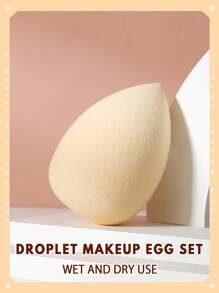 2pcs Makeup Sponge - Beige - View 4