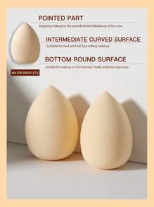 2pcs Makeup Sponge - Beige - View 5