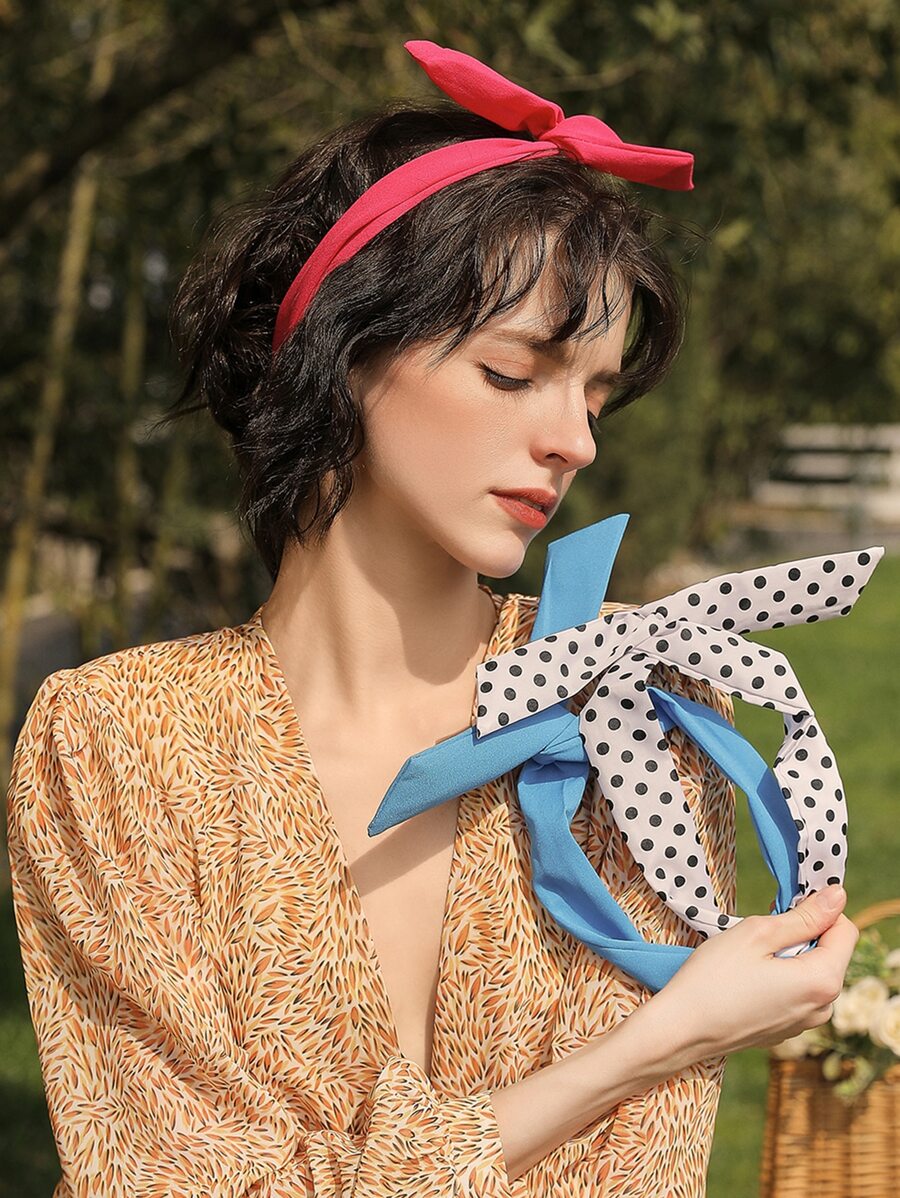 Dây buộc tóc - Nhiều màu - Xem 1